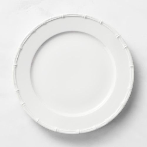 Pillivuyt Bamboo Porcelain Dinner Plate, Each | Williams-Sonoma