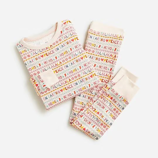 Kids' long-sleeve printed sleep set | J.Crew US