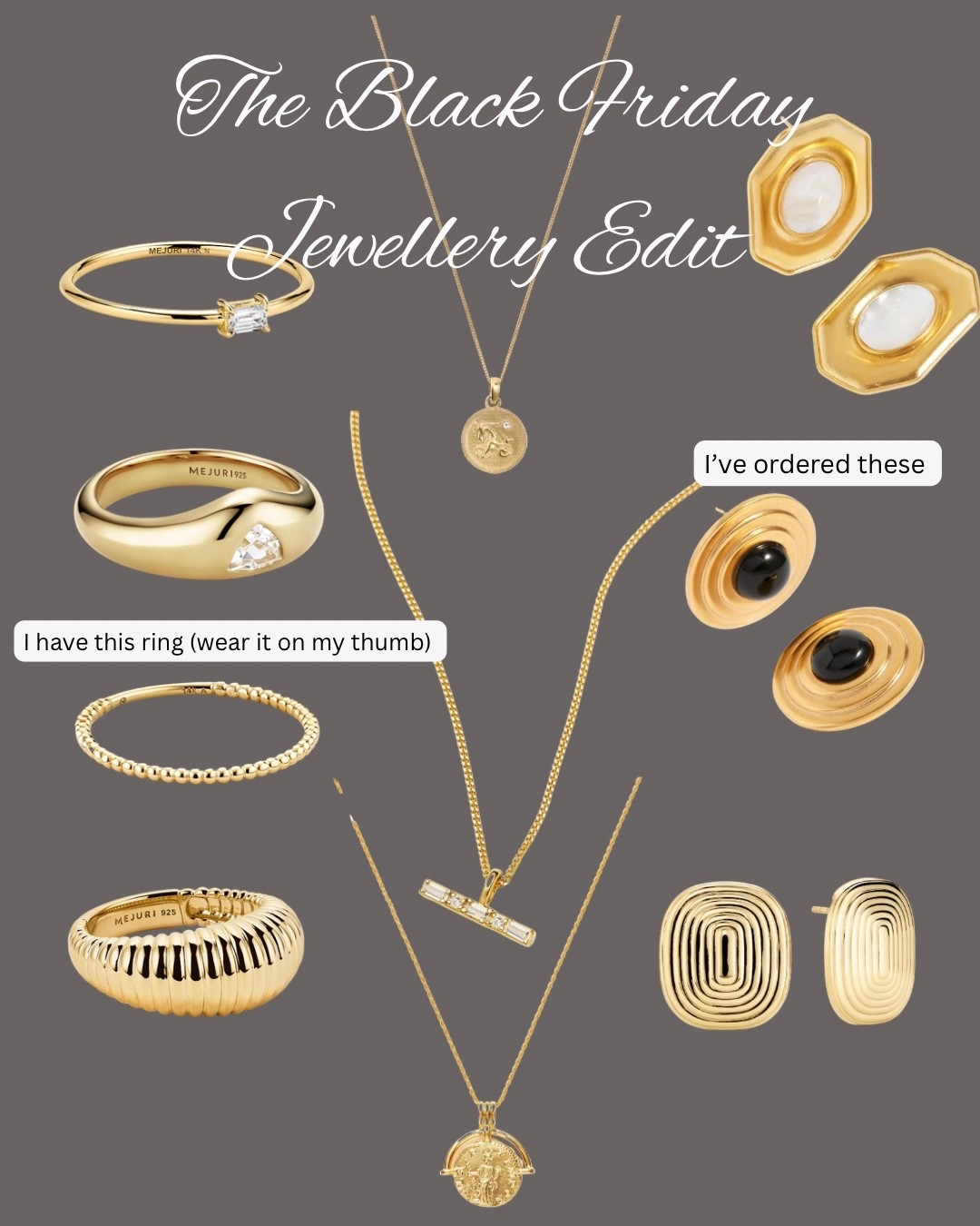 My Jewellery Edit
Black Friday Deals 