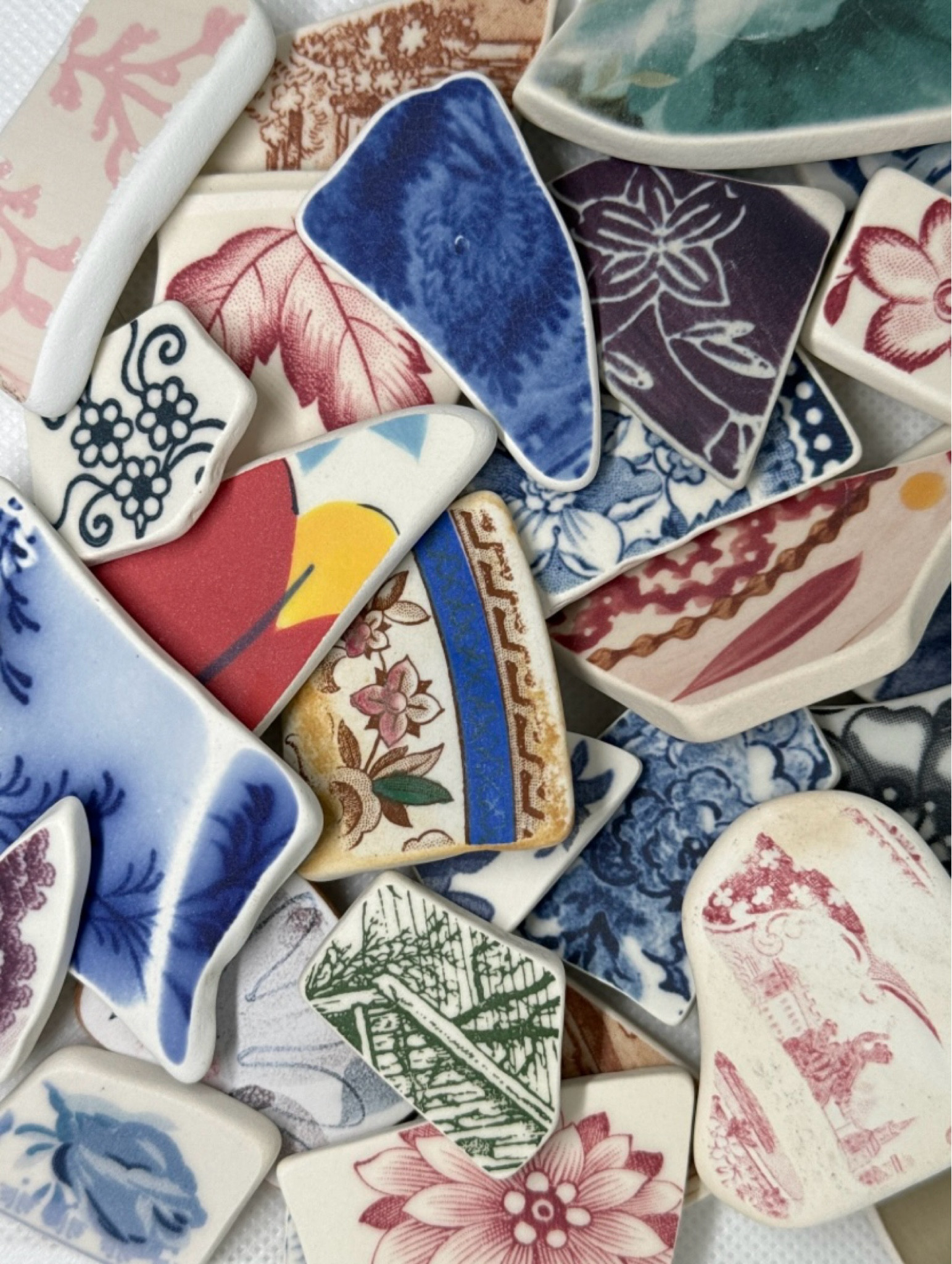 Sharing pottery shards to use in mosaic art. 🫖 Pieces are from broken plates, bowls, cups, etc. 🫖 For mosaic tips, tutorials, inspiration, and so much more please visit my YouTube channel: YouTube.com/julieweilbacher. Follow @julieweilbacher on Instagram for all things mosaic art. broken pottery - mosaic - broken plate art - mosaics - crafts supplies - mosaic art

#LTKFindsUnder50 #LTKHome