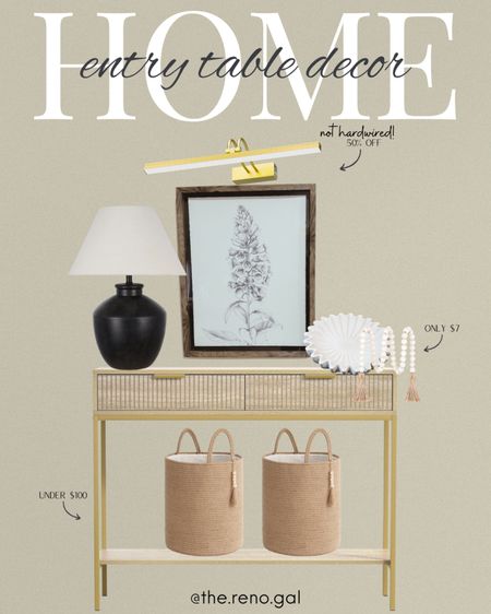 Affordable neutral entry way decor! Entry way inspiration!

I just bought these cute decor finds to decorate my entry way! 

Large black table lamp, organic lamp, light wood console, wood and gold console, cordless gold library light, chargeable gold library light, white ruffle bowl, wood bead garland, tall jute baskett

#founditonamazon #amazonfinds #amazonhome 

#LTKhome #LTKsalealert #LTKfindsunder50
