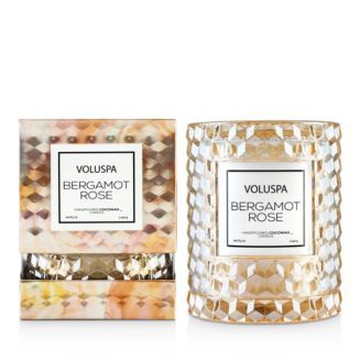 Bergamot Rose Cloche Embossed Glass Candle 8.5 oz. | Bloomingdale's (US)