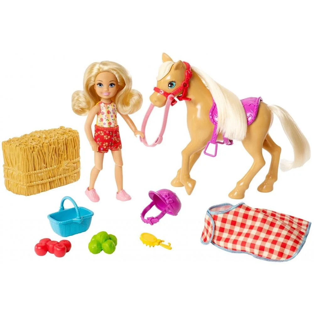 Barbie Club Chelsea Doll and Horse with Accessories | Walmart (US)