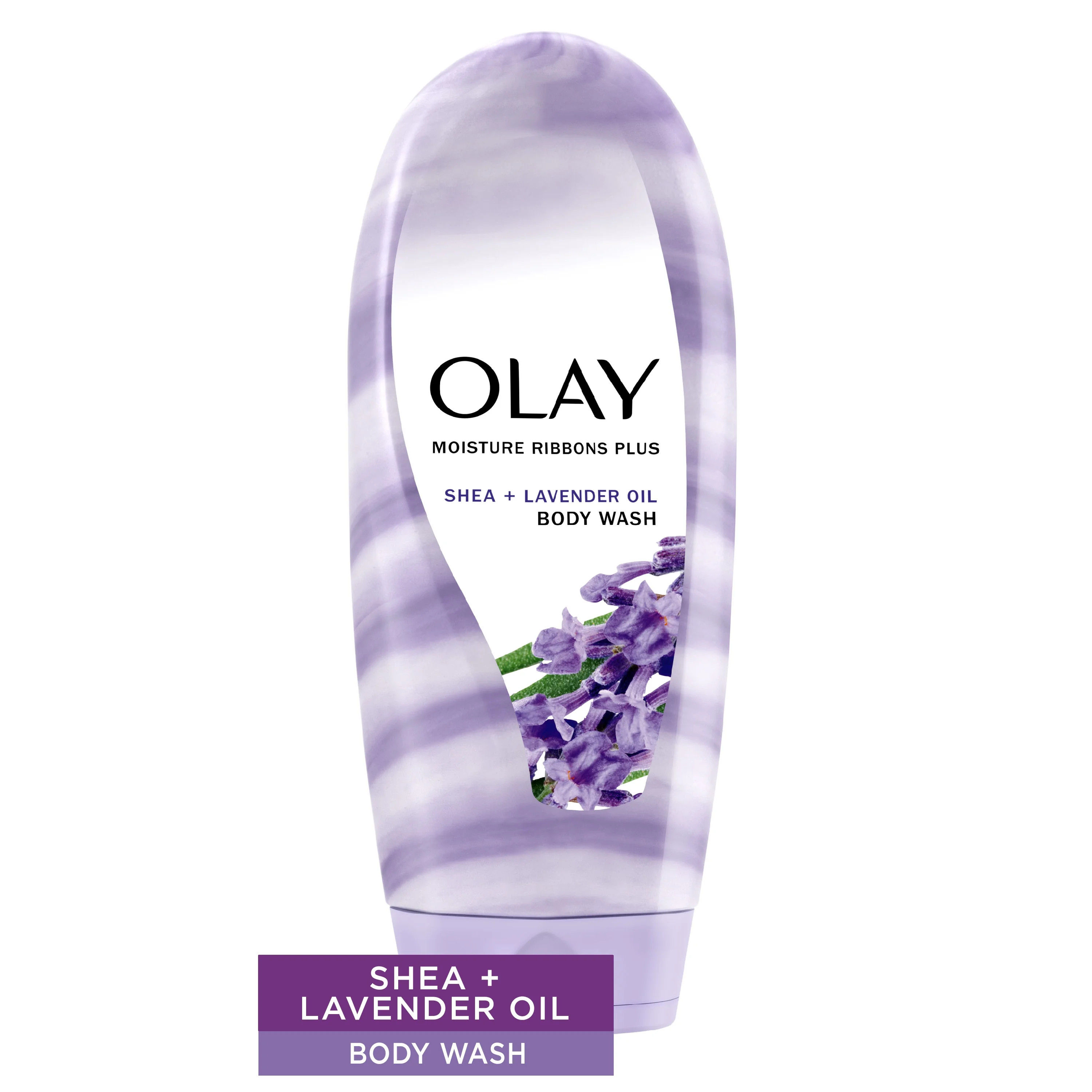 Olay Moisture Ribbons Plus Shea + Lavender Oil Body Wash, 18 oz - Walmart.com | Walmart (US)