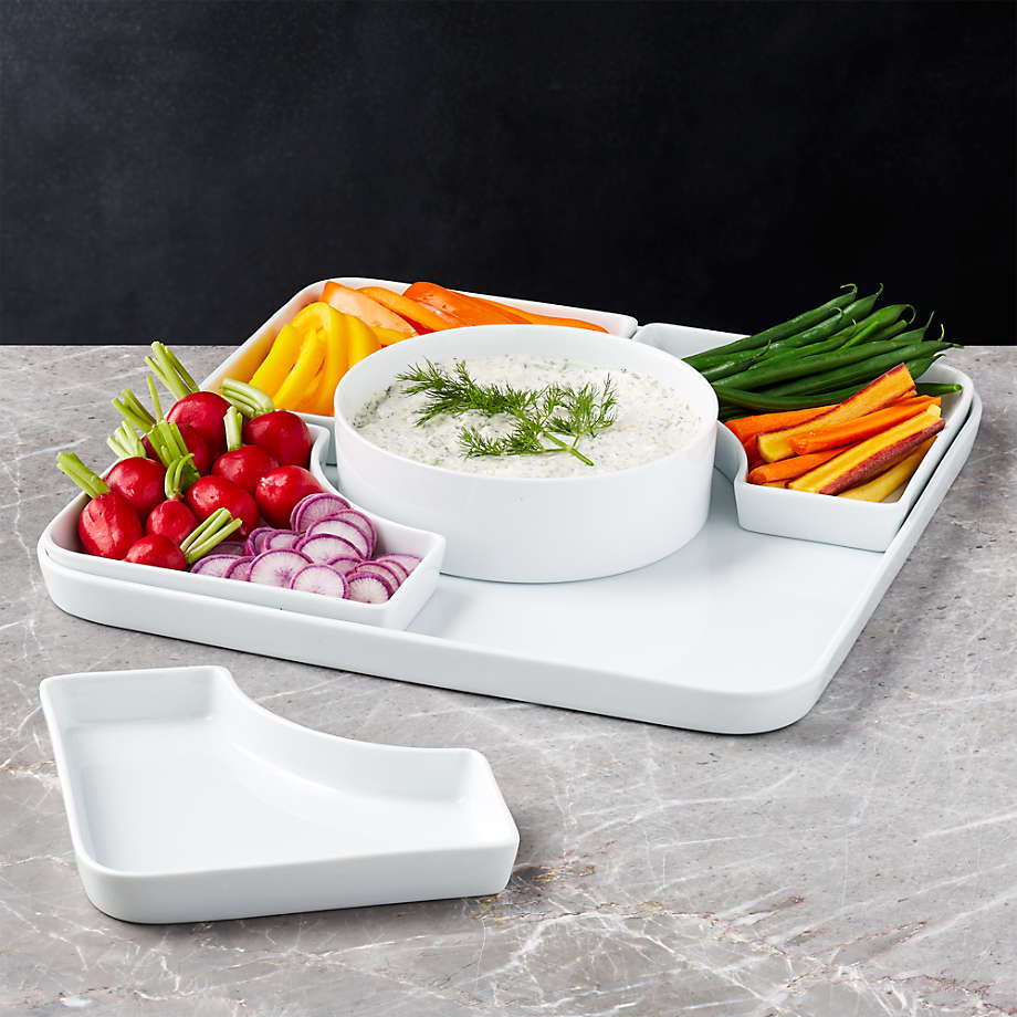 Modular 6-Piece Serving Set + Reviews | Crate & Barrel | Crate & Barrel