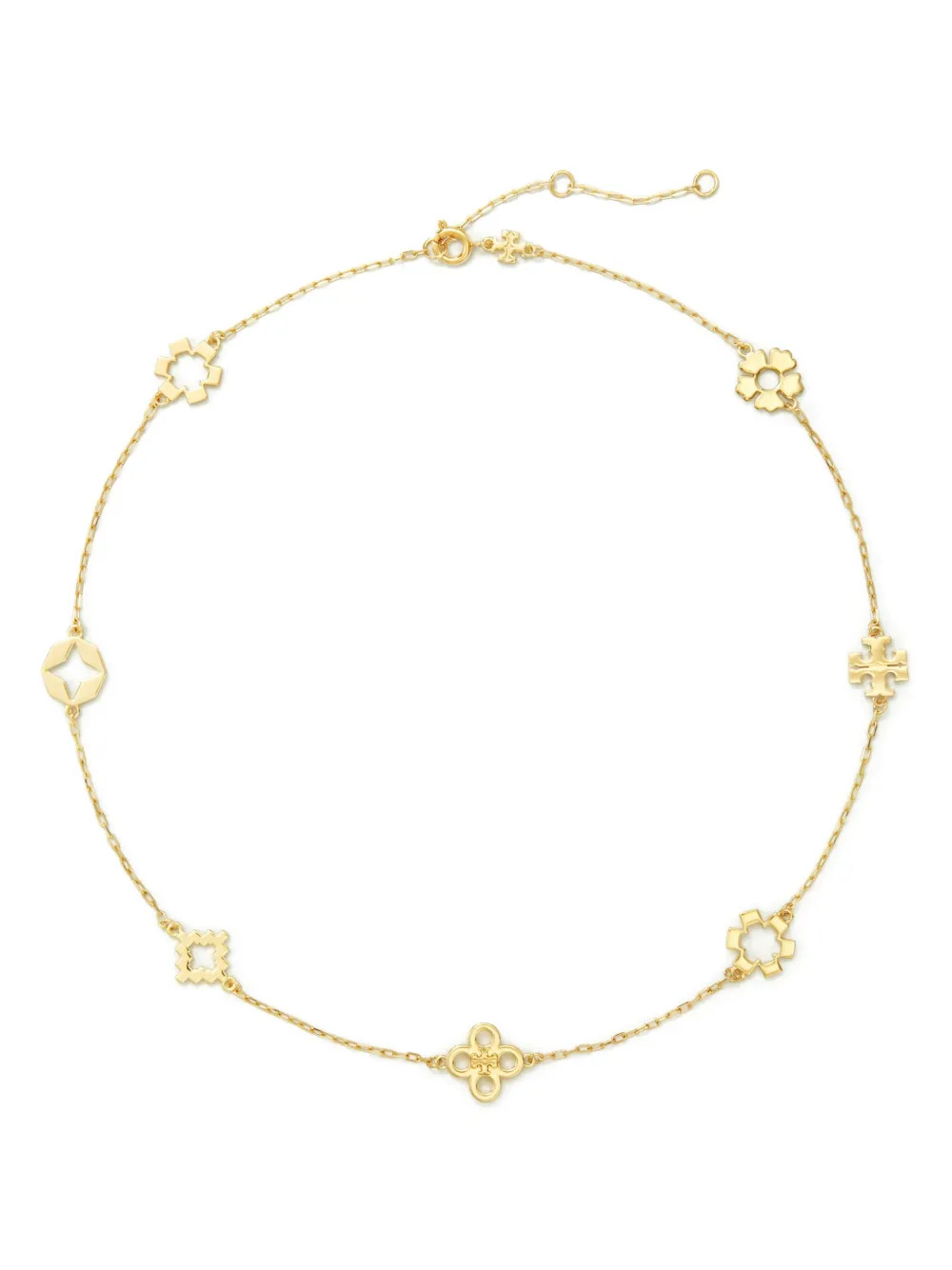Kira Clover 18kt gold-plated necklace | Farfetch Global