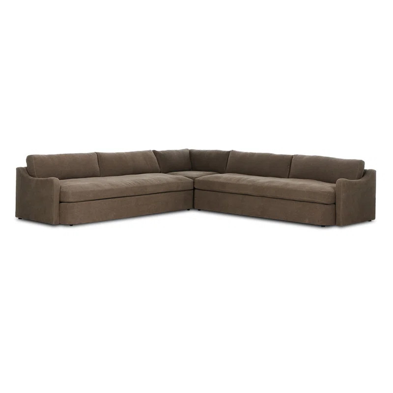 Amber Lewis X Four Hands 3 - Piece Upholstered L-Sectional | Birch Lane