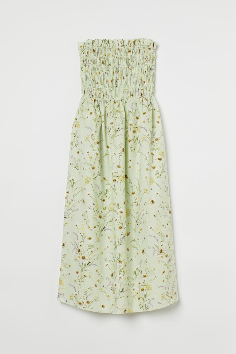 Smocked Bandeau Dress | H&M (US + CA)