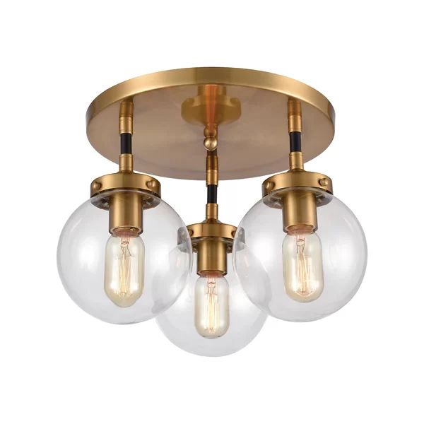 Roisin 3-Light 15" Flush Mount | Wayfair Professional