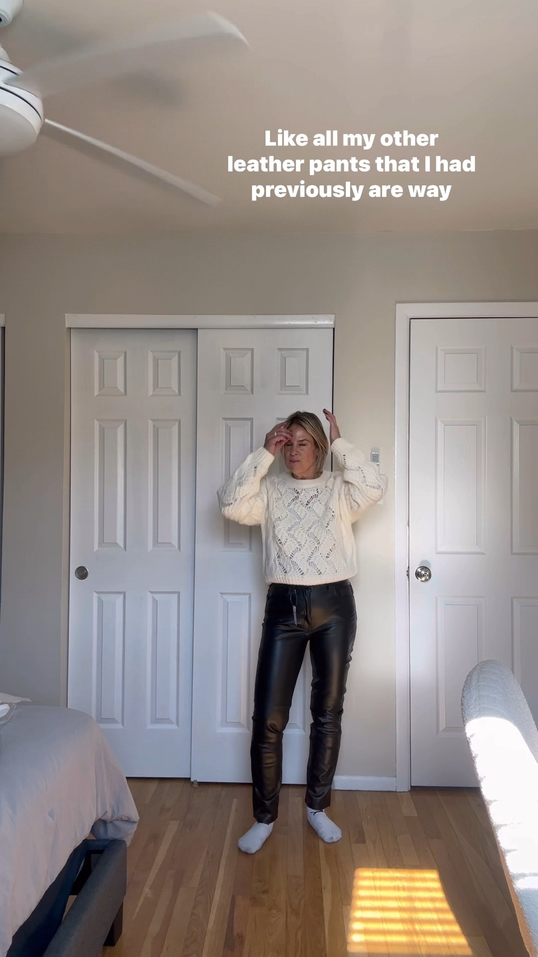 The perfect leather pant this fall  

#LTKOver40 #LTKSeasonal