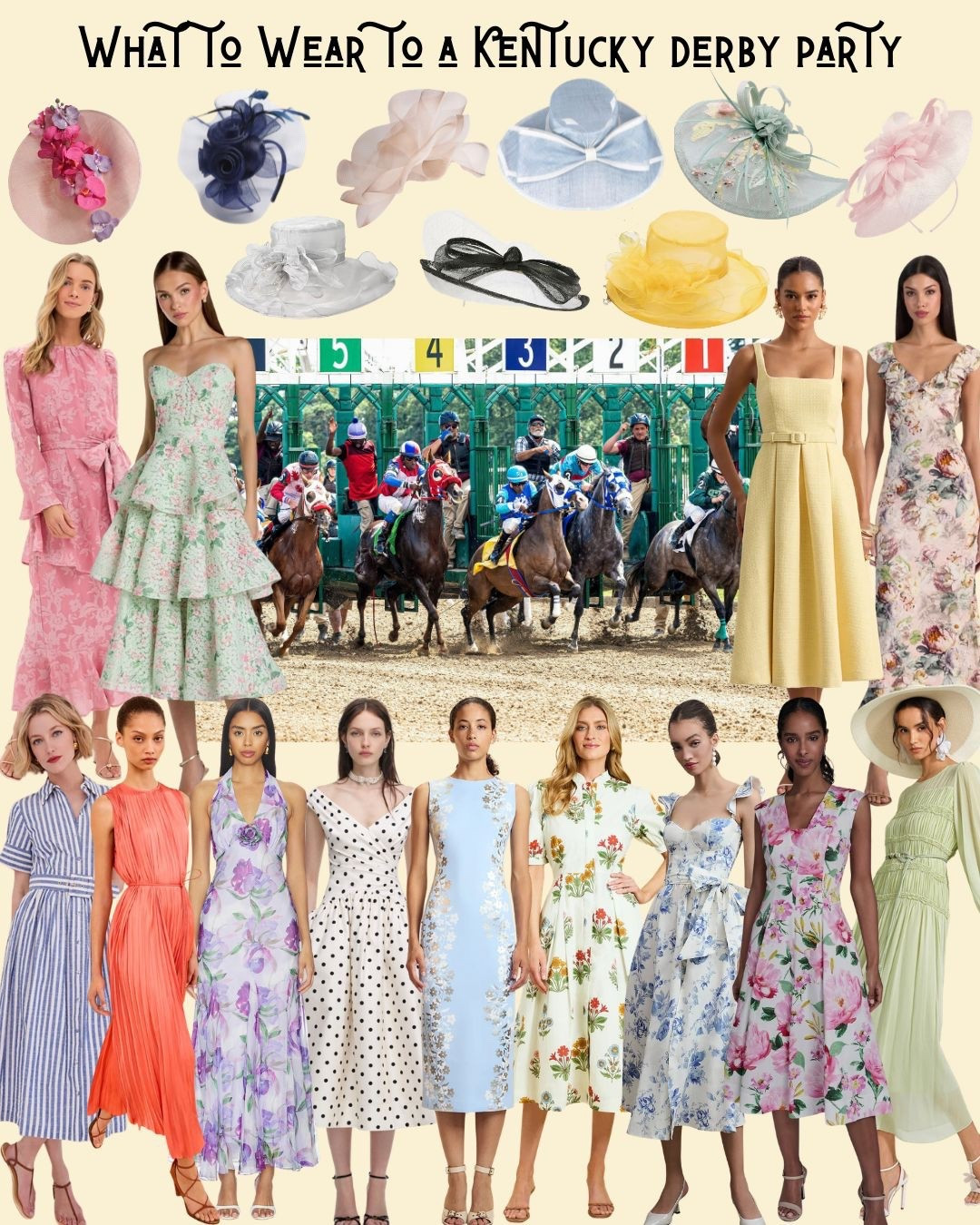 Going to a Derby theme party? Dress the part in florals, dots, stripes, or a chic solid. Keep it pretty, a little fancy, and fun. 🌸🥳
But let’s be real, it’s all about the hat! 🎩 Go bold, make it a showstopper. It’s the ultimate conversation starter.
And don’t forget the mint juleps. 🍹🐎

@tuckernuck @karllagerfeld @aliceandolivia @cynthiarowley @astrthelabel @clubllondon @mrselfportrait @macduggal @mestiza_ny @richradiqs @vchapmanstudio @caracara_nyc @ullajohnson @sandiegohatcompany @karen_millen @etsy @draperjames @wolfandbadger @nextofficial @amazon

#derbyfashion #kyderby #derbyhat #kentuckyderbyoutfit #derbyday #kentuckyderbyparty #runfortheroses #derbyfascinator #outfitinspo #springfashion



