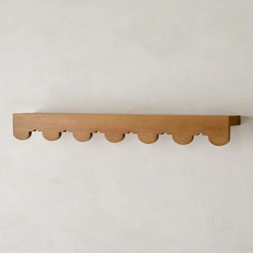 Linnea Antiqued Wood Picture Ledge | Magnolia