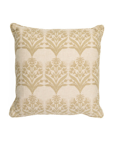 20x20 Linen Hand Printed Pillow | Throw Pillows | T.J.Maxx | TJ Maxx