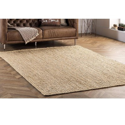 Home Mart Goods Natural Jute Hand-Woven Braided Area Rug -8x10 Feet | Target