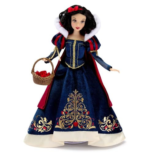 Disney Store Official Snow White 2025 Holiday Special Edition Doll - Fully Poseable & Highly Detailed - Princess Toys for Collectors - Classic Disney Princess Keepsake | Amazon (US)