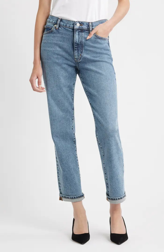 FRAME The Borrowed Mid Rise Boyfriend Jeans | Nordstrom | Nordstrom