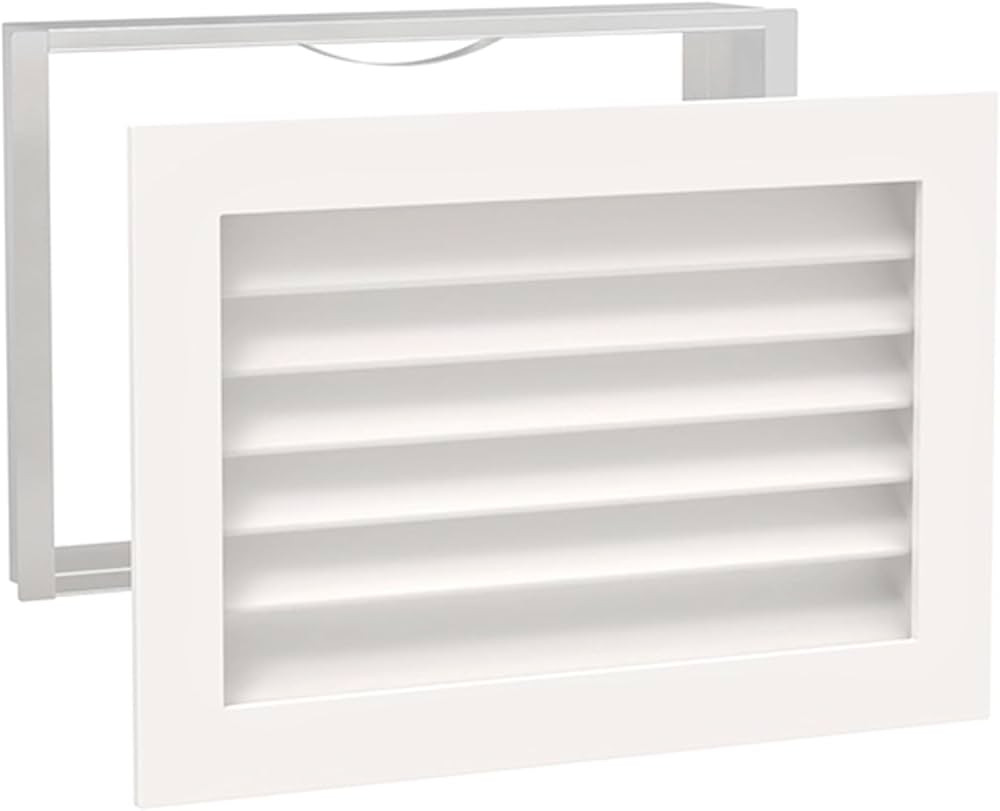 Worth Home Products - 20 Wide x16 High Decorative AC Return Grille for Walls Only - Wooden Louver... | Amazon (US)