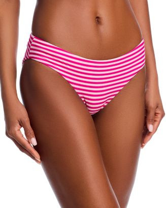 AQUA Striped Bikini Bottom - Exclusive  | Bloomingdale's EDITORIAL Vacation Women | Bloomingdale's (US)