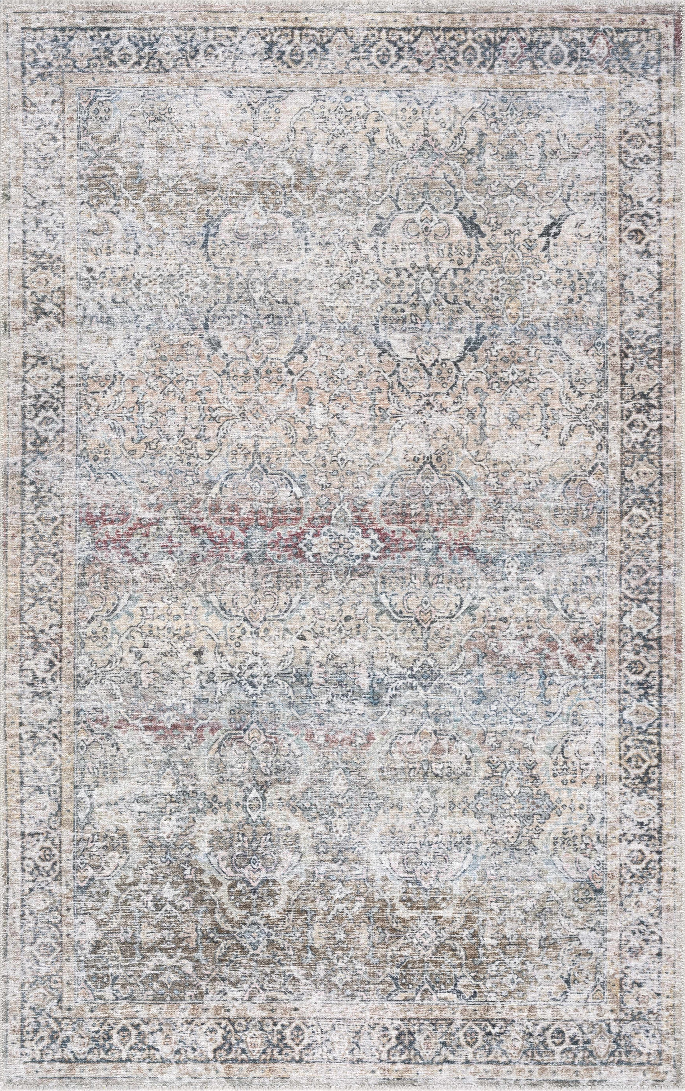 Olive Holi-2304 Washable Area Rug | Boutique Rugs