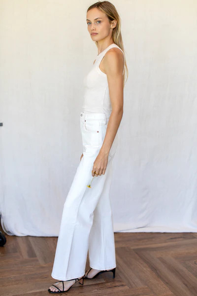 Perfect Wide Leg - Ivory | Emerson Fry