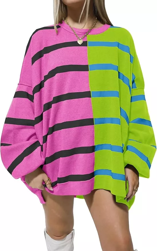 Fisoew Womens Striped Pullover … curated on LTK