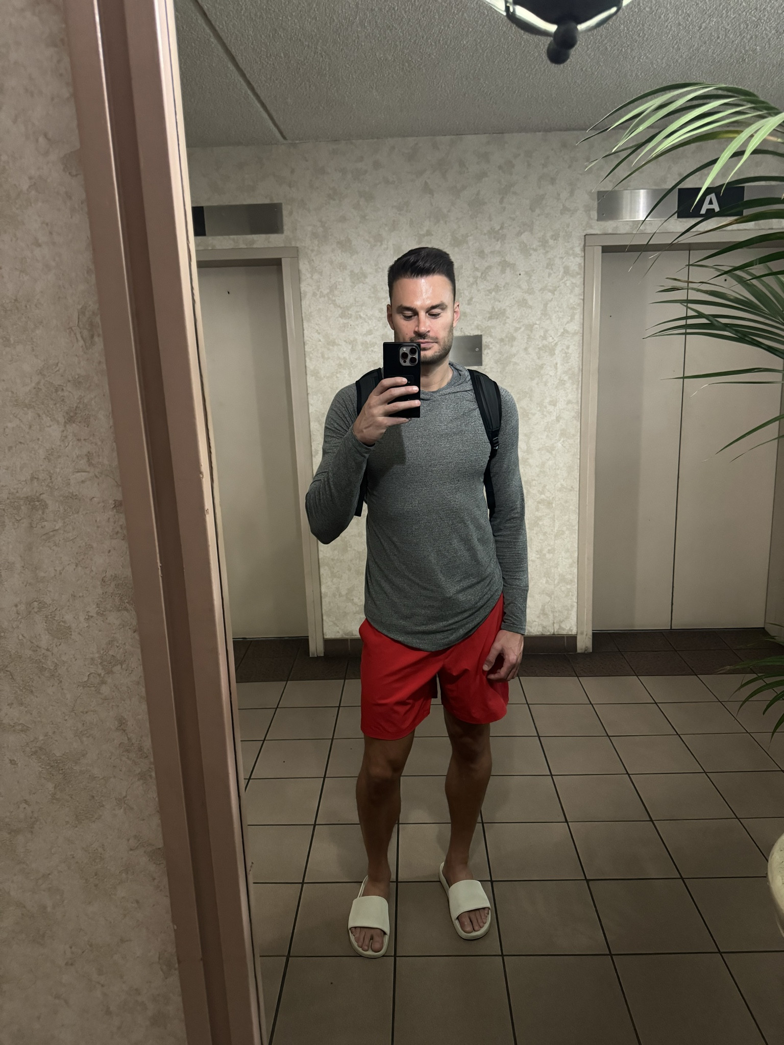 Yesterday’s shorts and slides 🌈☀️. 

#LTKshoecrush #LTKswim #LTKmens