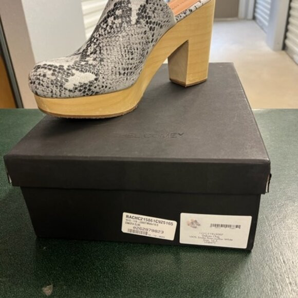 Rachel Comey- Dakota Clog- Snake Print Leather White- Sze 10, 10 1/2 | Poshmark