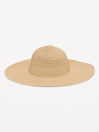 Wide-Brim Panama Sun Hat | Old Navy (US)