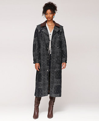 Women's Asymmetrical Utility Trench Coat | Macy's
