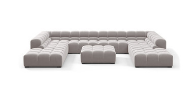 Tufted Sectional Sofa - U Shape | Manhattan Home Design