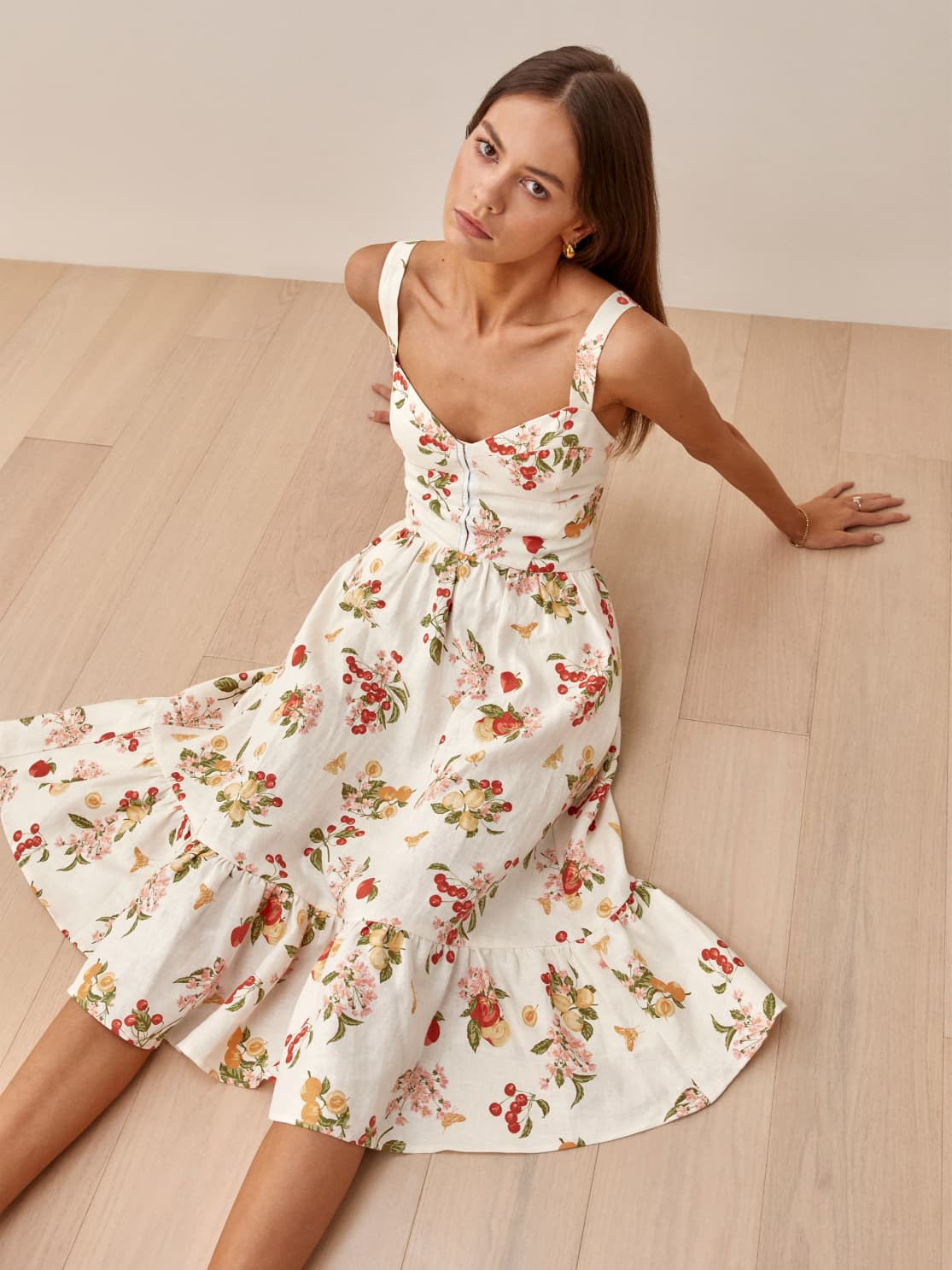 Dolci Linen Dress | Reformation (Global)