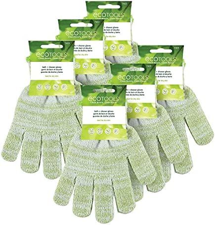 EcoTools Bath & Shower Gloves, Recycled Netting, Exfoliating, Gentle Cleansing for Whole Body, Us... | Amazon (US)