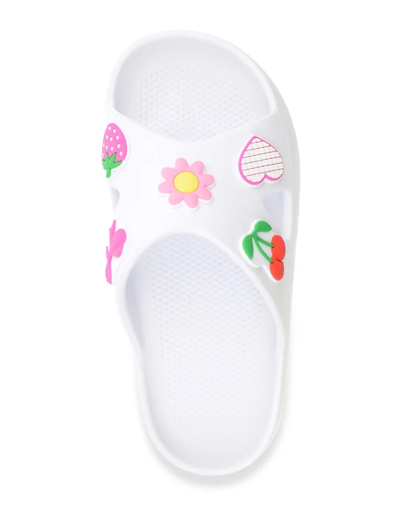 Wonder Nation Little & Big Girls Charm Slides | Walmart (US)