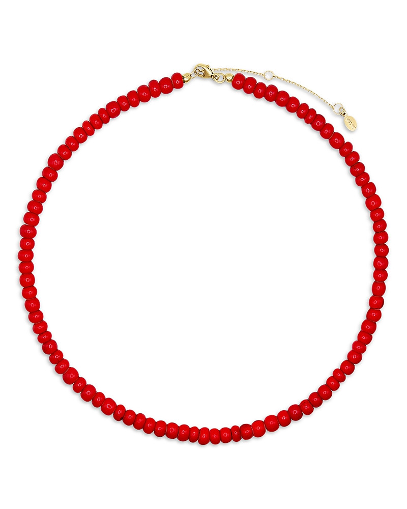 Shashi Rojo Ruby Beaded Collar Necklace, 16.25-18.25 | Bloomingdale's (US)