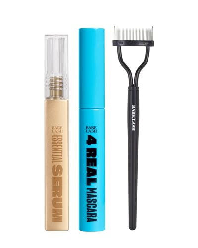 Babe Original Viral Lashes Set for Longer-Looking Eyelashes, Babe Lash Serum, 4 Real Mascara, Pro Lash Separator | Amazon (US)