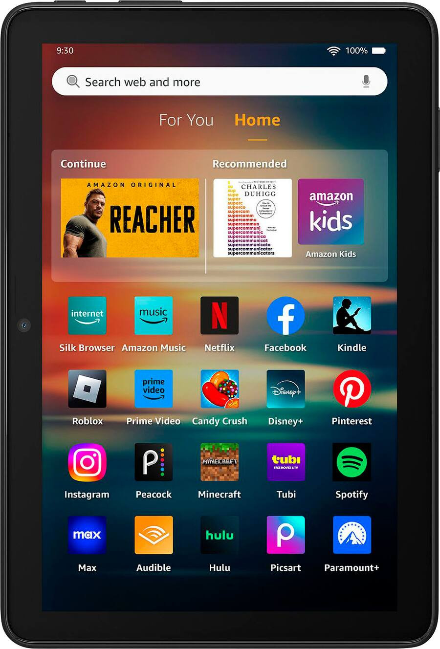 Amazon - Fire HD 8 tablet, 8” HD Display, 3GB memory, 32GB, designed for portable entertainment... | Best Buy U.S.