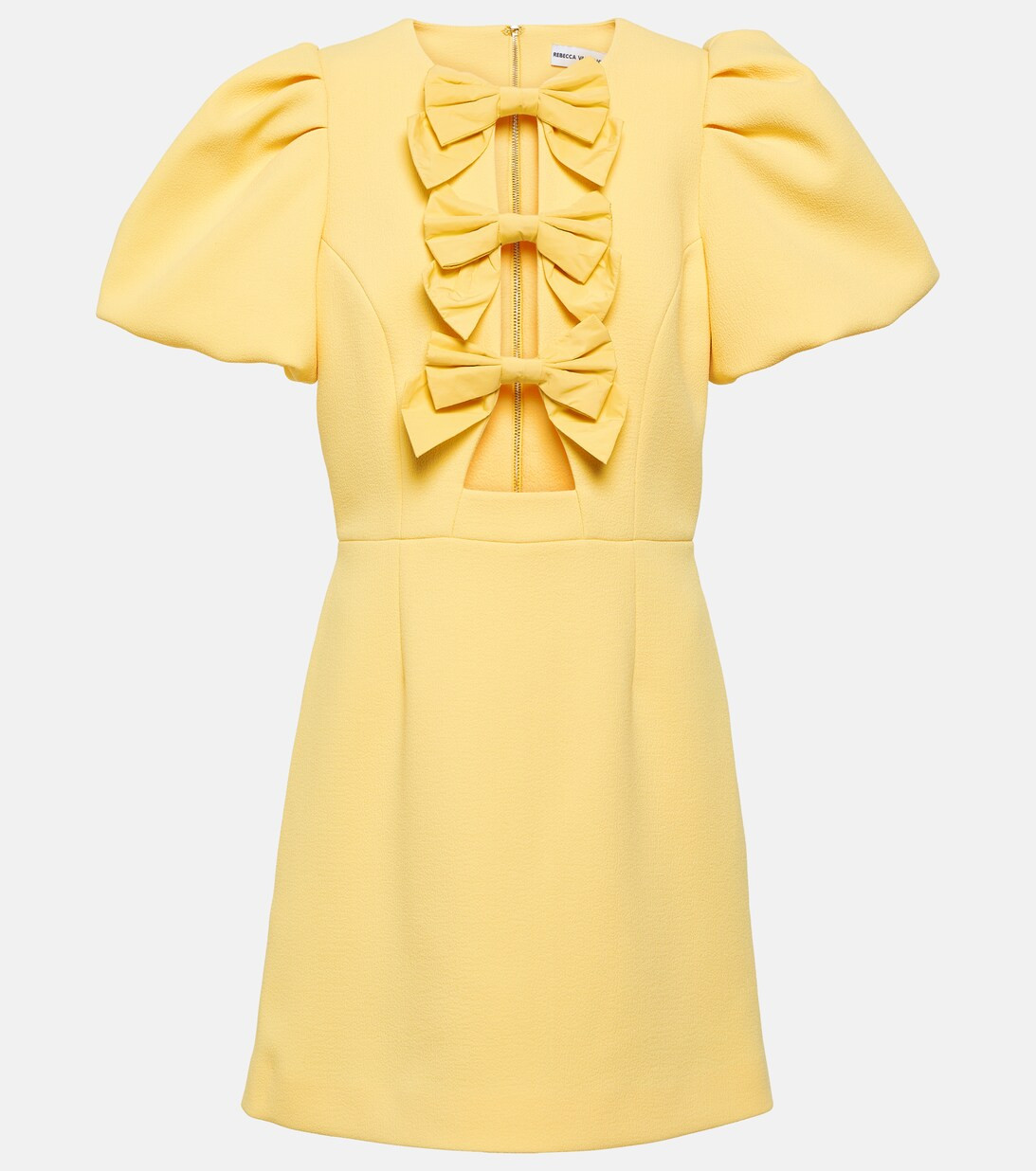 Chloe bow-detail crêpe minidress | Mytheresa (INTL)