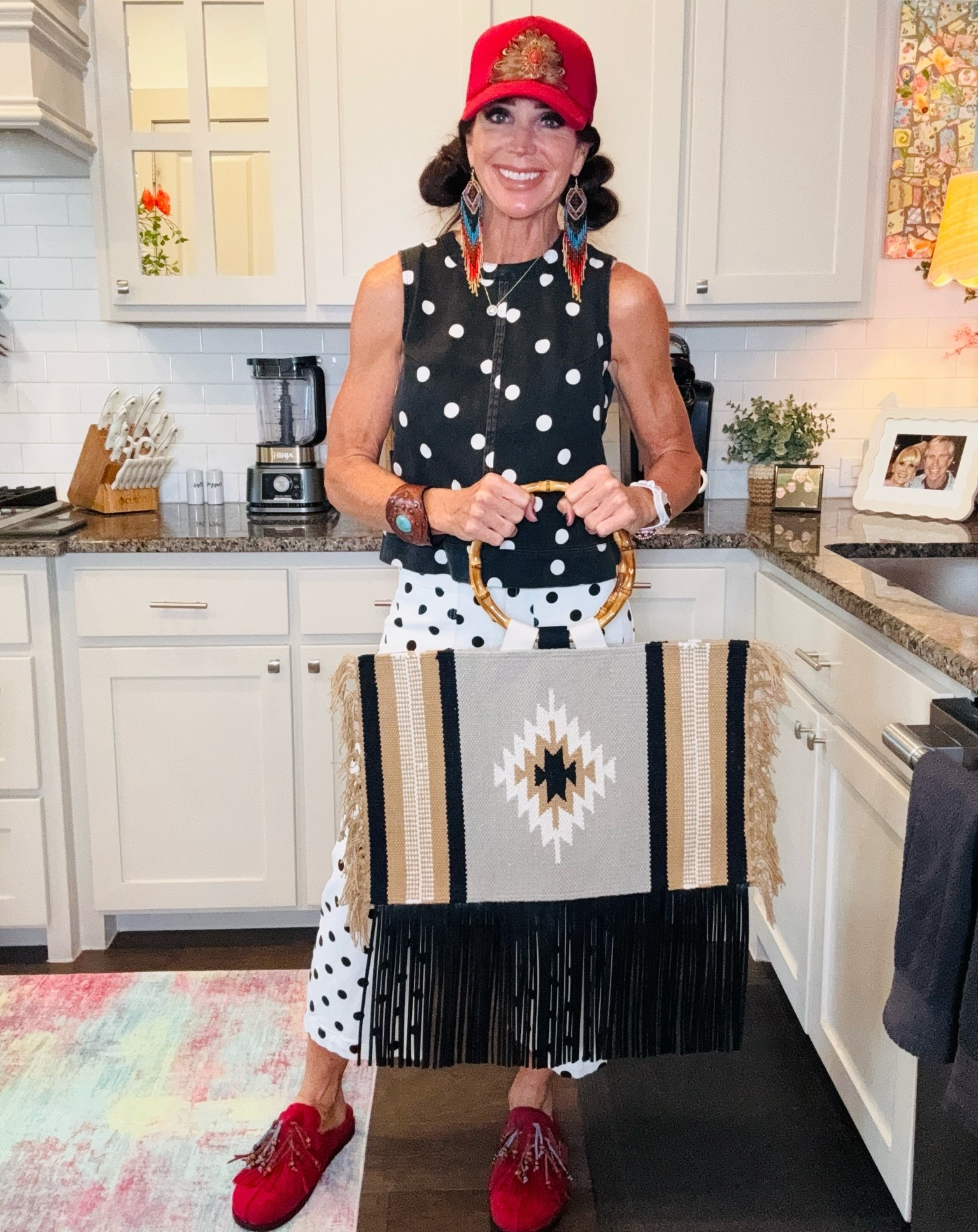 Sharing a DIY on this fun bag made out of placemats!!

#LTKvlog #LTKootd #LTKOver40