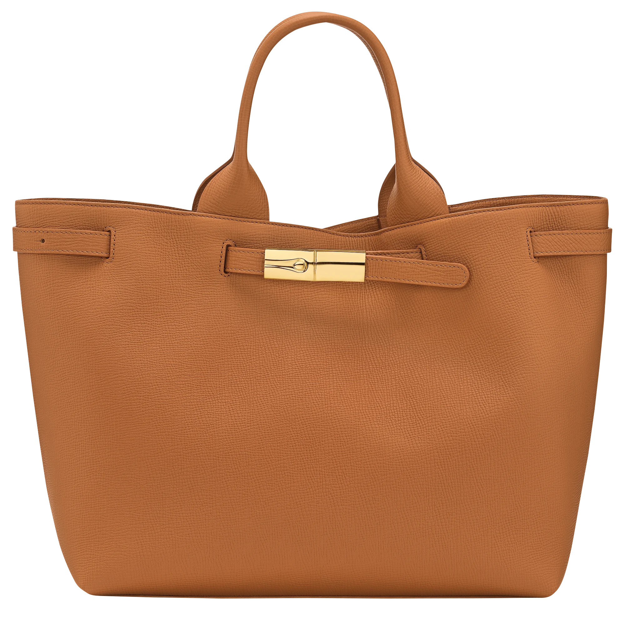 Le Smart L Tote bag Caramel - Leather | Longchamp US | Longchamp