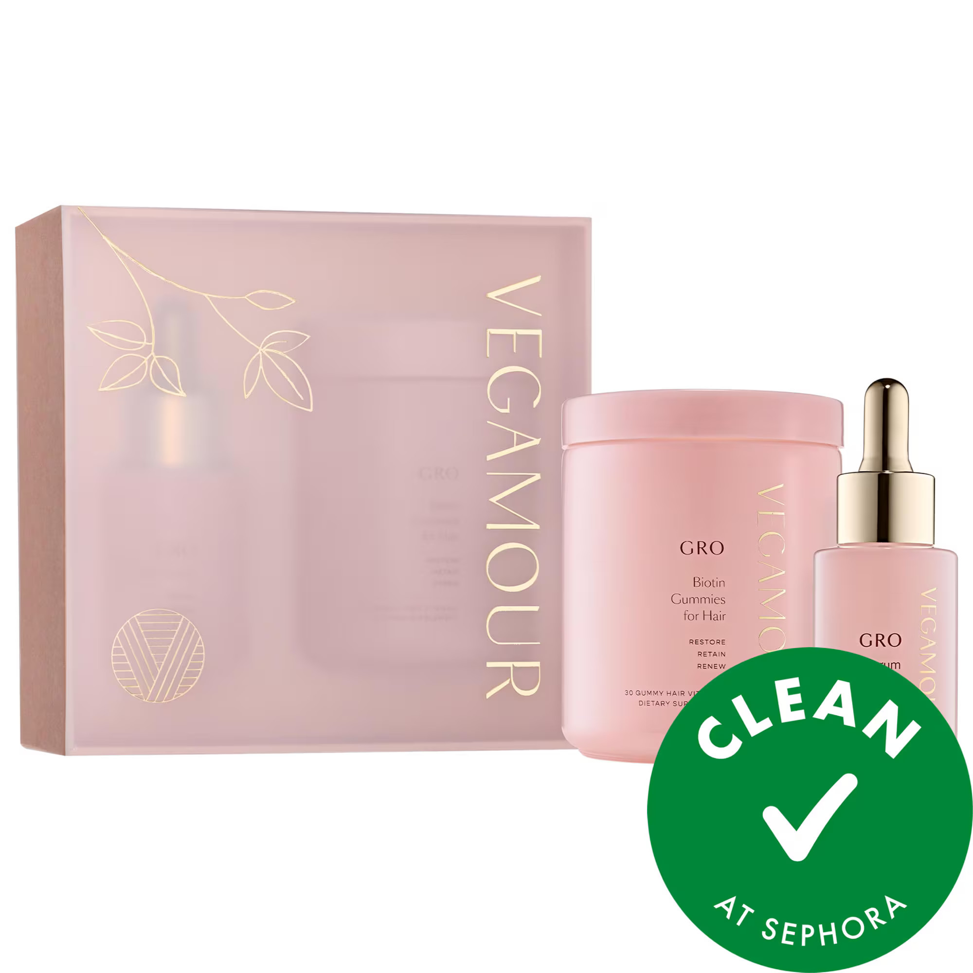 Vegamour GRO Hair Serum & Biotin Gummies Set for Thinning Hair | Sephora (US)