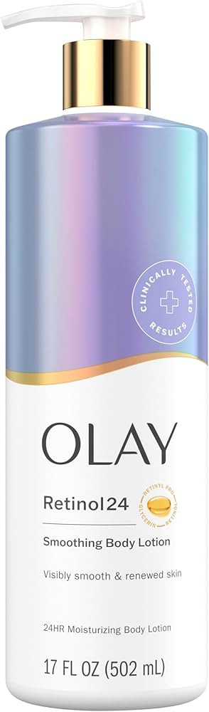 Olay Body Lotion Smoothing for Women with Retinol, 24hr Moisturizing, Vitamin E & Vitamin B3 Comp... | Amazon (US)
