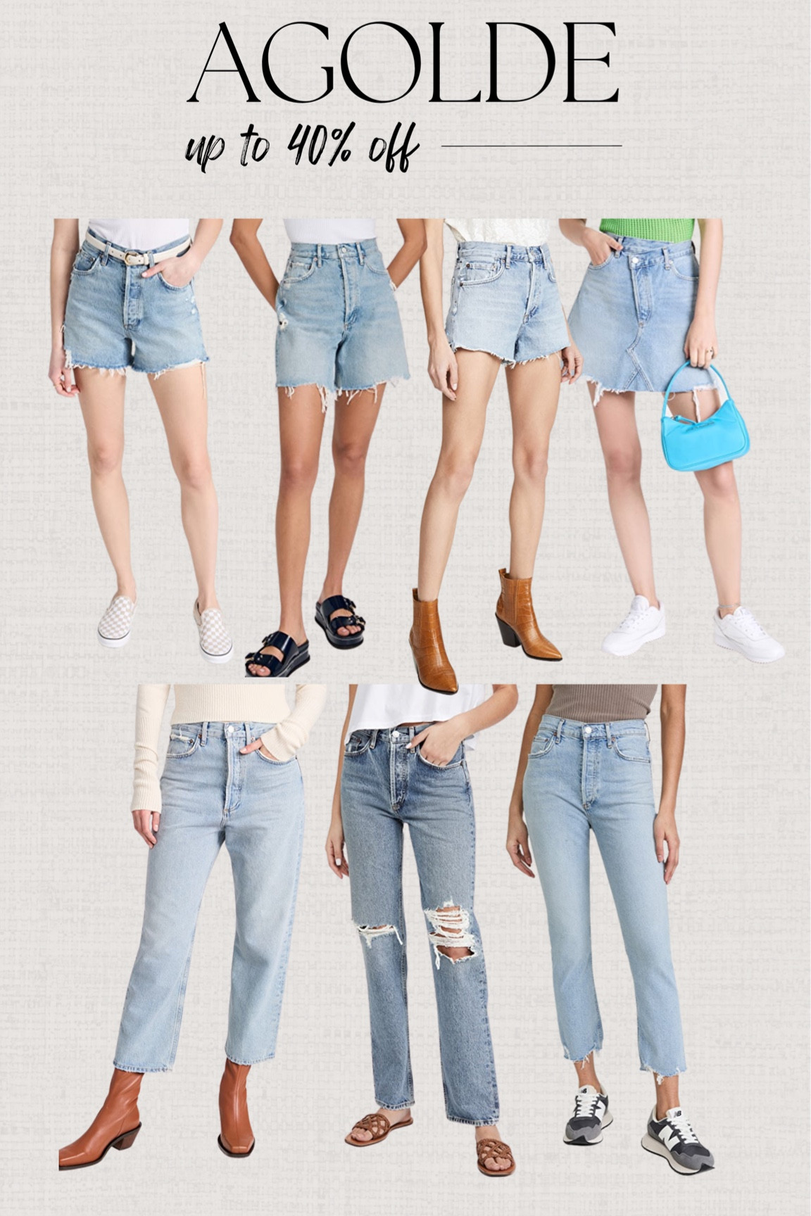 Agolde jeans on sale!

Shopbop sales, spring denim, agolde, Parker shorts, what I’m wearing, favorite denim 

#LTKunder50 #LTKunder100 #LTKFind