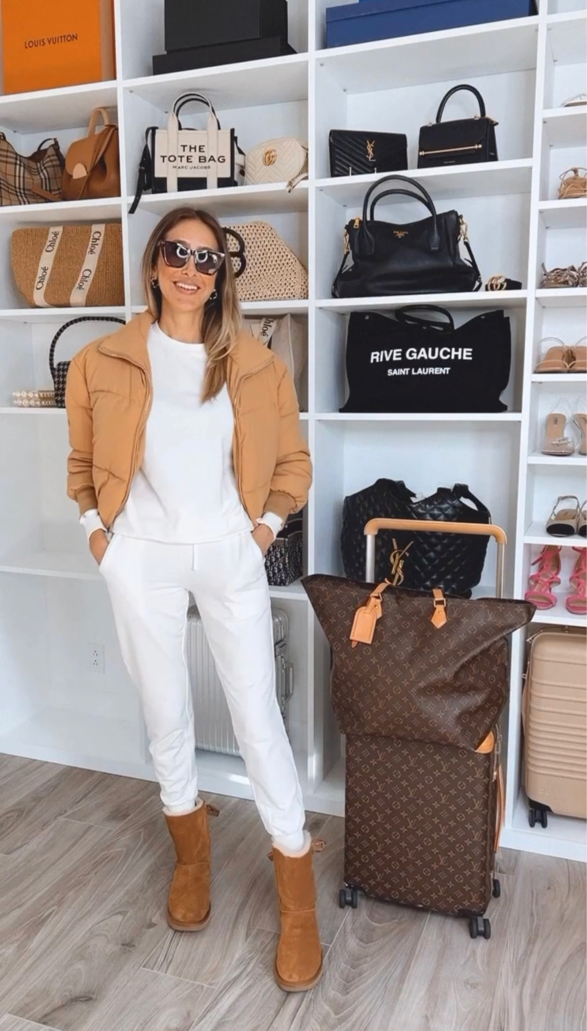 Winter airport outfit idea.
So so comfy and stylish Amazon set.
Fits true to size,
I’m wearing a size small in all pieces.

#LTKstyletip #LTKover40 #LTKtravel