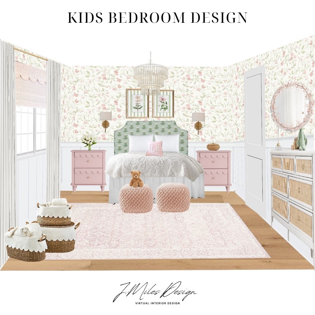 Sweet, soft, and oh-so-charming 🌿💗 This whimsical kids bedroom blends floral wallpaper, cozy textures, and playful touches for a space they’ll love to grow in.

#KidsRoomDecor #GirlsRoomInspo #FloralWallpaper #KidsBedroomDesign #RoomGoals #WhimsicalDecor #HomeDecorInspo #LTKHome #LTKKids #LTKFinds

#LTKFamily #LTKKids #LTKHome