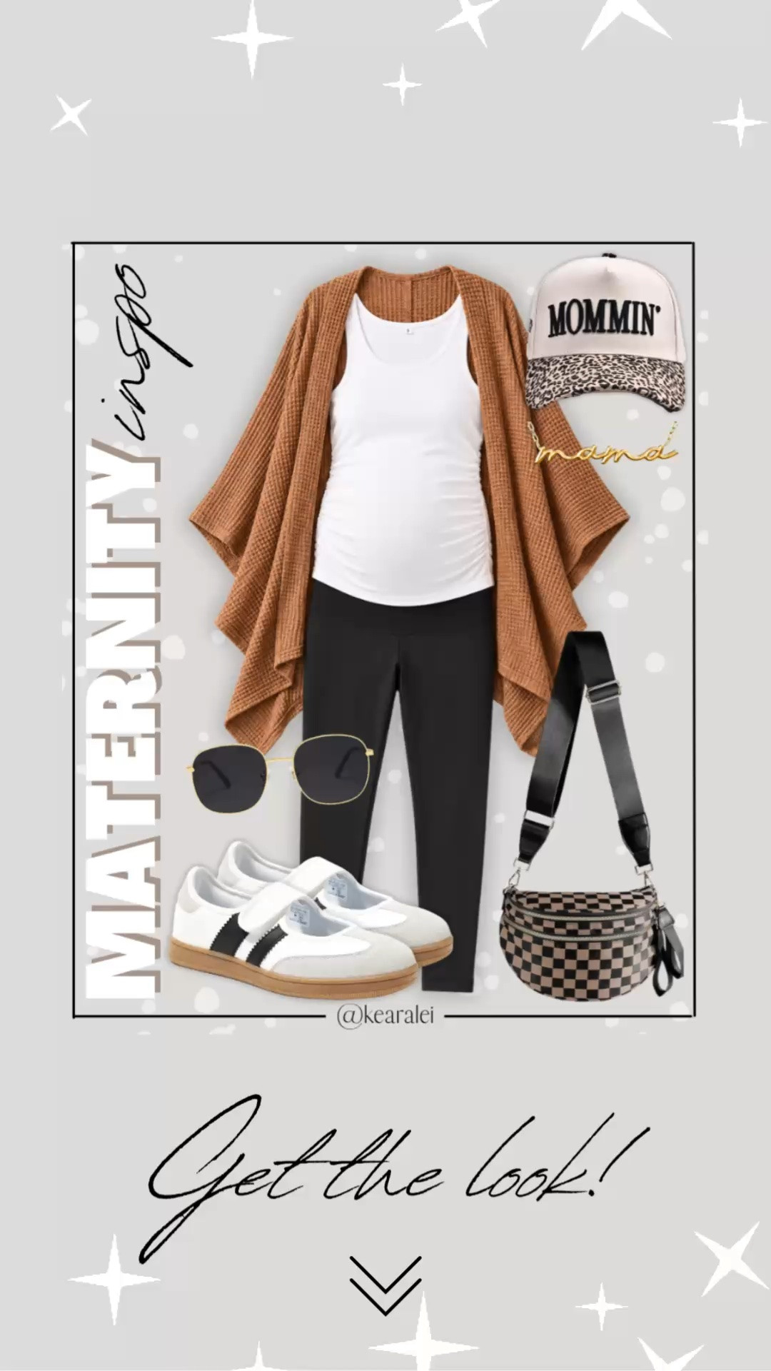 Maternity outfit summer pregnancy outfit idea fall maternity outfits neutral outfit brown cardigan batwing knit kimono with white maternity tank top and black maternity leggings brown baseball hat mommin’ leopard print canvas two tone trucker hat Velcro slip on sneakers adidas Mary Jane sneakers look for less black and brown checker print bum bag carryall crossbody tote purse || baby bump style over the bump fashion cute outfits inspo spring summer mama outfits #maternity #style #fashion #outfit #outfits #babybump #kimono #cardigan #ltksale #babymoon #affordable #amazon . Midi Dress, Wedding Guest Dresses, Bachelorette Party, Resort Wear, Maxi Dress, Swimsuit, Bikini, Travel, Back to School, Booties, skinny Jeans, Candles, Earth Tones, Wraps, Puffer Jackets, welcome mat,Travel Luggage, wedding guest, Work blazers, Heels, cowboy boots, Concert Outfits, Teacher Outfits, Nursery Ideas, Bathroom Decor, Bedroom Furniture, Living Room Furniture, Work Wear, Business Casual, White Dresses, Cocktail Dresses, Maternity Dresses, Wedding Guest Dresses, Maternity, Wedding, Wall Art, Maxi Dresses, Sweaters, Fleece Pullovers, button-downs, Oversized Sweatshirts, Jeans, High Waisted Leggings, dress, amazon dress, joggers, home office, dining room, amazon home, bridesmaid dresses, Cocktail Dresses, Summer Fashion, wedding guest dress, Pantry Organizers, kitchen storage organizers, leather jacket, throw pillows, table decor, Fitness Wear, Activewear, Amazon Deals, shacket, nightstands, Plaid Shirt Jackets, Walmart Finds, curtains, slippers, apple watch bands, coffee bar, lounge set, golden goose, playroom, Hospital bag, swimsuit, pantry organization, Accent chair, Farmhouse decor, sneakers, laundry room, baby shower dress, shelf decor, bikini, white sneakers, sneakers, Target style, Date Night Outfits, White dress, Vacation outfits, Summer dress,Amazon finds, Home decor, Walmart, Amazon Fashion, Baby

#LTKootd #LTKBaby #LTKBump