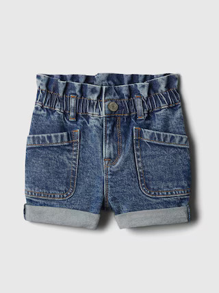babyGap Just Like Mom Ruffle Denim Shorts | Gap (US)