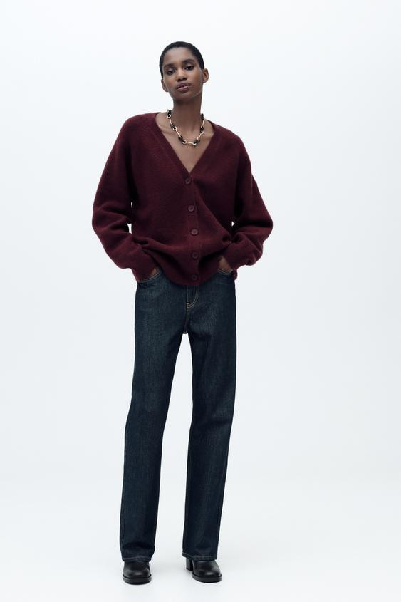 SOFT PLAIN KNIT CARDIGAN | Zara UK