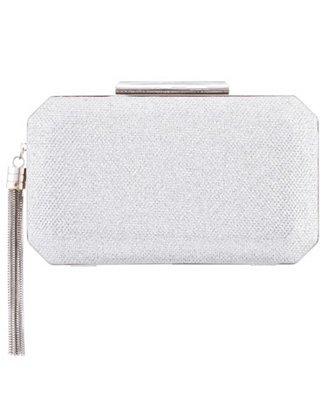 Women's Geometric Minaudiere Bag with Tassle | Macy's