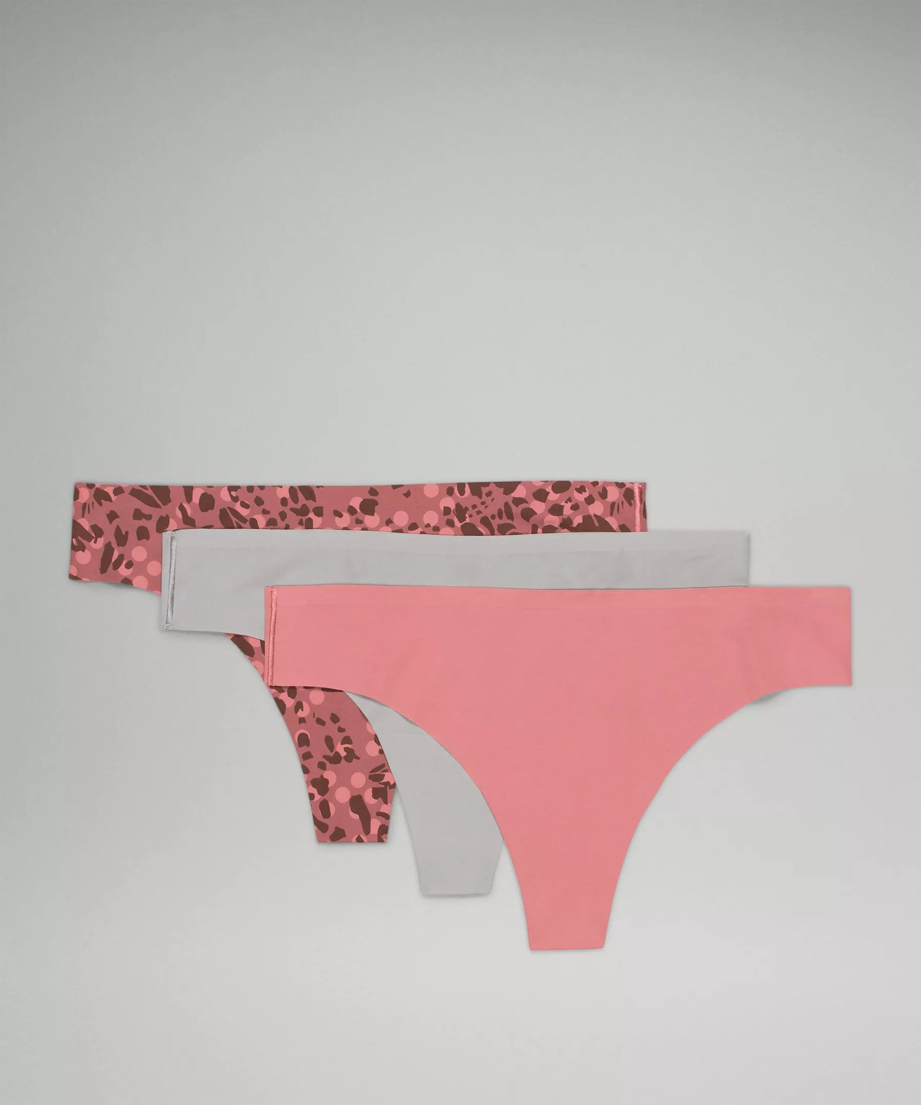 InvisiWear Mid-Rise Thong Underwear 3 Pack | Lululemon (US)
