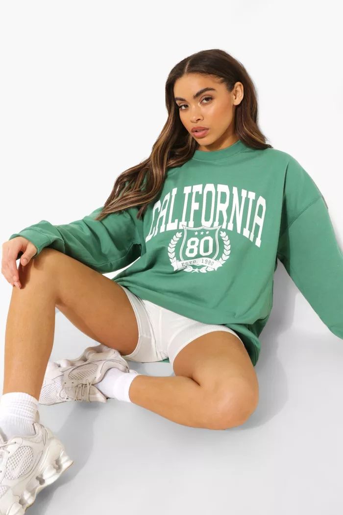 California Super Oversized Sweater | boohoo (US & Canada)